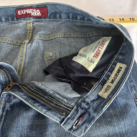 Express Jeans Men, 36x34, Kingston Bootcut reg rise - Picture 8 of 11